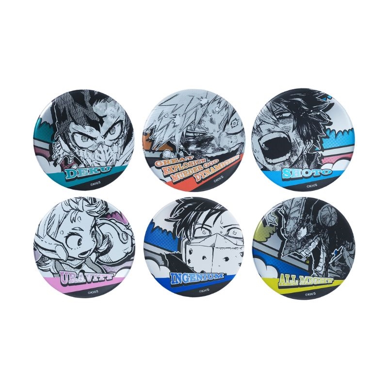 [Pre-order] Jump Characters Store  x "My Hero Academia" Collection Can Badge (R) 2nd Edition - Random 1 pack (1 random designs included)